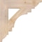 Ekena Millwork Merced Traditional Smooth Bracket, Douglas Fir, 3 1/2"W x 18"D x 18"H BKT04X18X18MRC01SDF - alternate 4